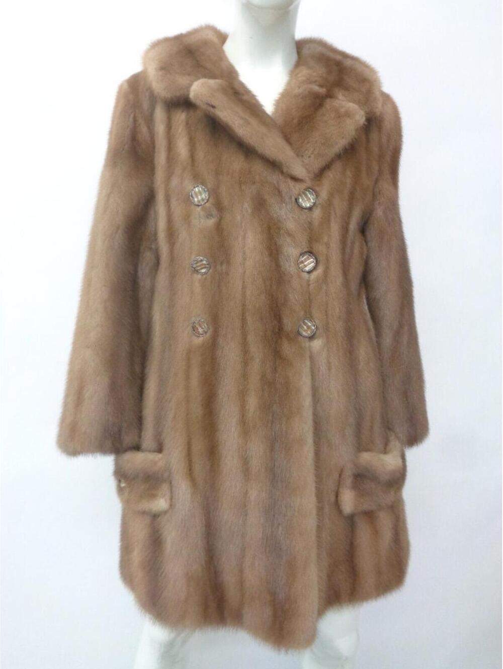 Mint Canadian Pastel Mink Fur Jacket Coat Women Woman Size 4-6 Small